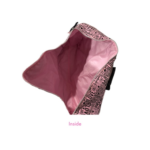 Victoria’s Secret Pink and Black Gateway Weekender Duffle Bag - Picture 4 of 7